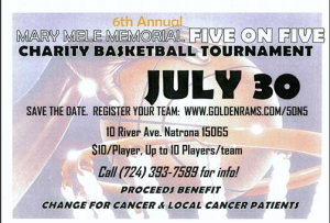 6th Annual Mary Mele Basketball FIVE ON FIVE Tournament